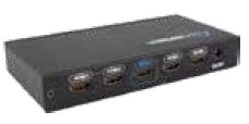 מפצל HDMI ל-4 מסכים עם מגבר SAKAL