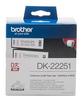 סרט מדבקות למדפסת מדבקות Brother  DK22251 