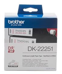 סרט מדבקות למדפסת מדבקות Brother  DK22251 
