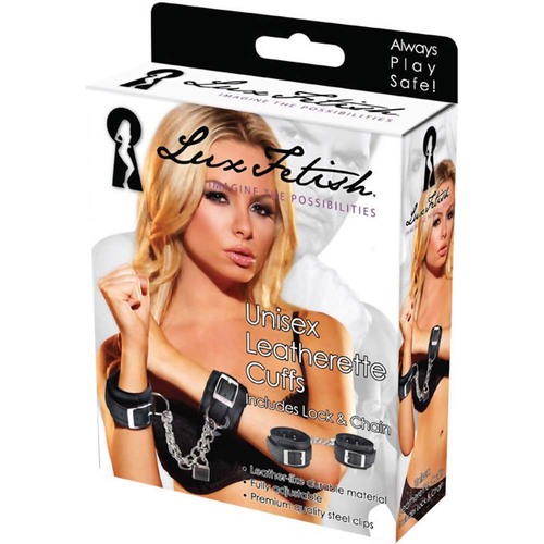אזיקי פרווה דמוי עור איכותיים לידיים Lux Fetish