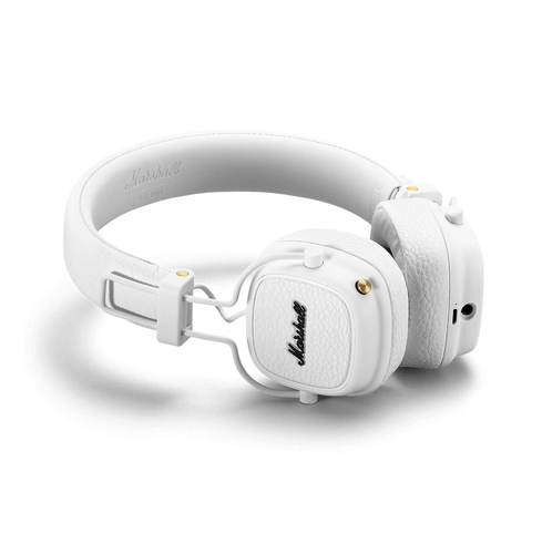 Marshall Major III White bluetooth | אוזניות לסמאטפון