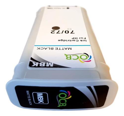 מיכל HP-72 שחור מט דיו פיגמנטי 130 מל  