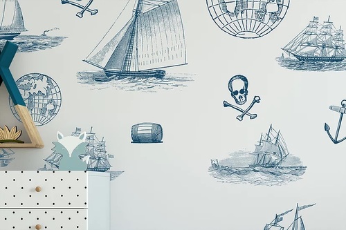 טפט מעוצב לחדר ילדים עם דבק במידה 65/300 ס