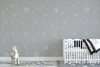 טפט מעוצב לחדר ילדים עם דבק במידה 65/300 ס"מ - חלל רקע אפור בהיר