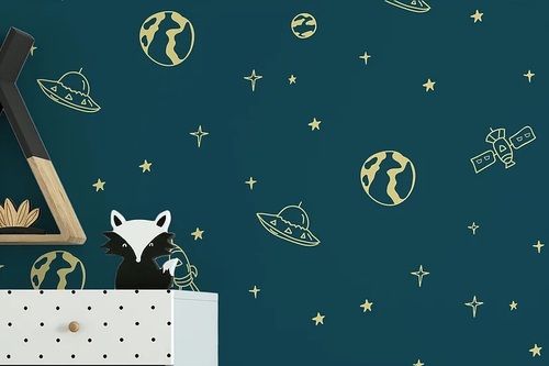 טפט מעוצב לחדר ילדים עם דבק במידה 65/300 ס