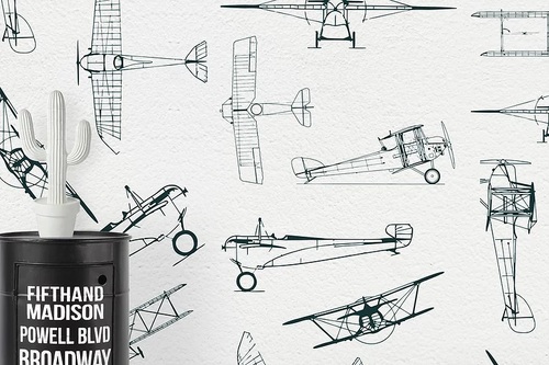 טפט מעוצב לחדר ילדים עם דבק במידה 65/300 ס