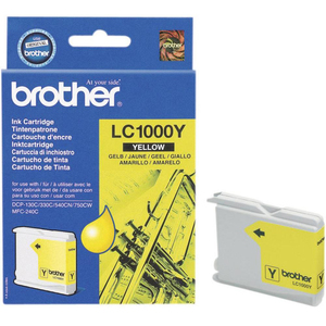 ראש דיו מקורי צהוב  Brother LC1000Y