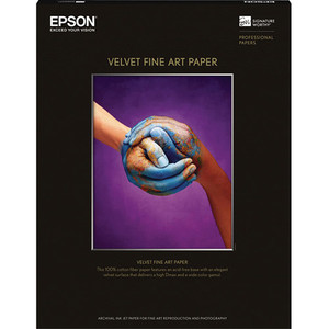 +Epson Velvet Fine ART paper A3 נייר הדפסה איכותי