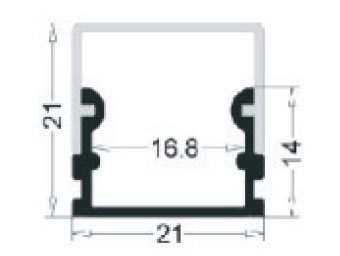 פרופיל לדים 1421 ACTEC