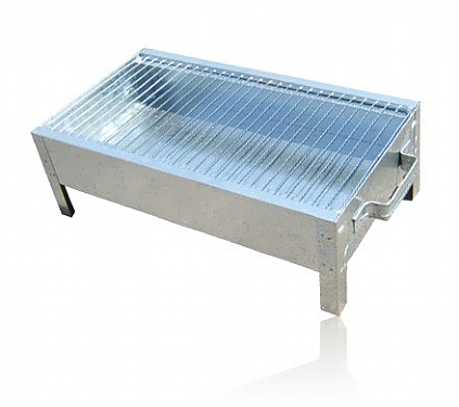 מנגל פח + רשת