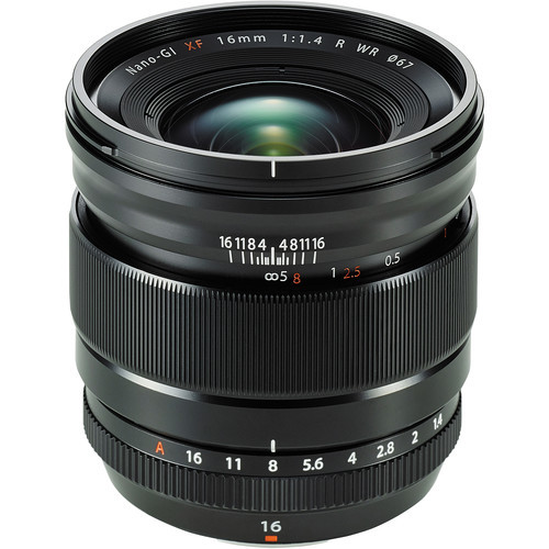 דשה Fuji XF 16mm F/1.4 R WR פוג'י עדשה - שמעוני 