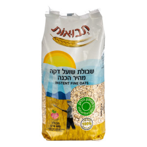 קוואקר מהיר הכנה טבעי 400 גרם