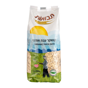 קוואקר עבה אורגני 500 גרם