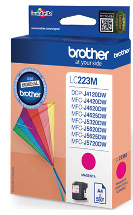 ראש דיו מקורי אדום  Brother LC221M 