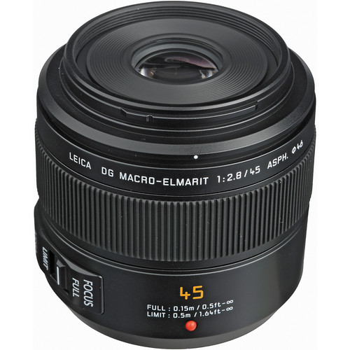 עדשה Panasonic LEICA Macro ELMARIT 45mm 2.8F ASPH MEGA O.I.S