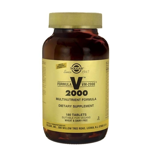 מולטי-ויטמין ומינרלים 180 כמוסות VM-2000 