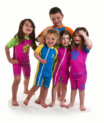 אוברול ים לילדים – מסנן קרינה SPF50 עם רוכסן מלא