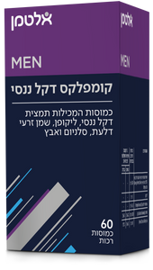 קומפלקס דקל ננסי ליקופן ואבץ 60 כמוסות אלטמן Palm, Lycopene and Zinc Complex 60 caps Altman