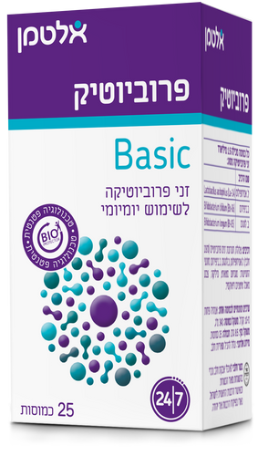 פרוביוטיק בייסיק 25 כמוסות אלטמן Probiotic Basic 25 ea Altman