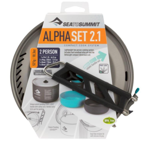 סט סירים זוגי Alpha Set 2.1 מבית Sea to Summit