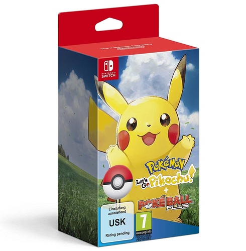 Pokemon Let’s Go Pikachu + Poke Ball Plus Switch
