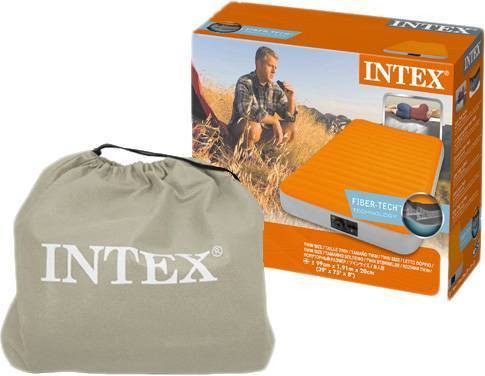 מזרן מתנפח ליחיד אינטקס דגם INTEX 64791 כולל משאבה מובנית 