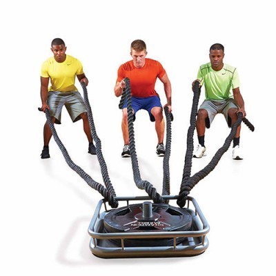 שימוש חבל באטל רופ 9 מטר Battle Rope 