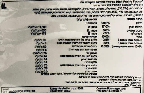 רכיבים טייסט גור ביזון