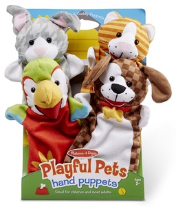 סט 4 בובות כפפה - חיות 