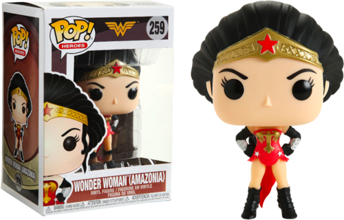 POP Heroes: DC Wonder Woman (Amazonia)(מדבקה כסופה)