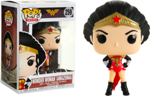 POP Heroes: DC Wonder Woman (Amazonia)(מדבקה כסופה) Funko