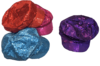 כובעי מצחייה עם פאייטים, 12 יח