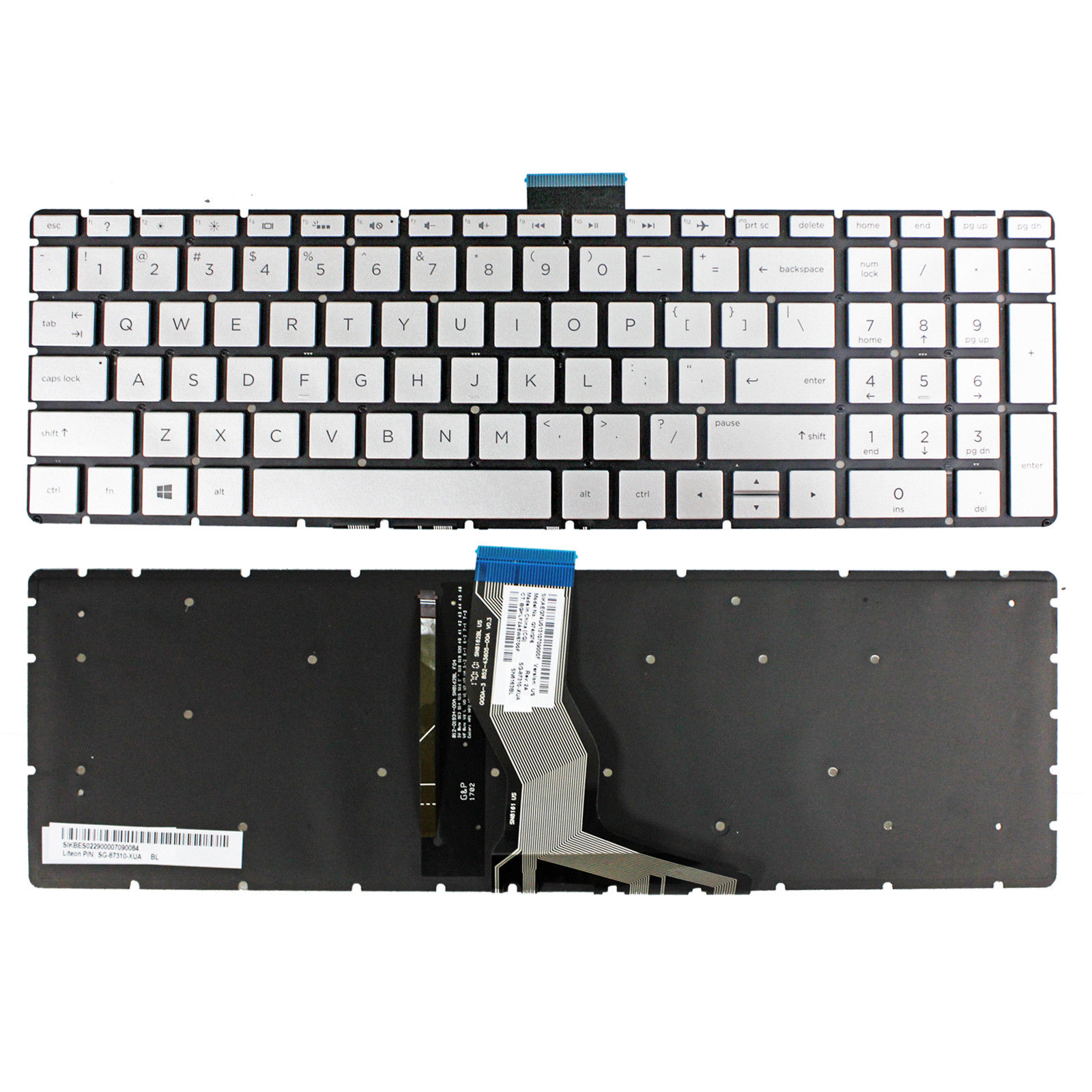 מקלדת למחשב נייד HP 15-CC