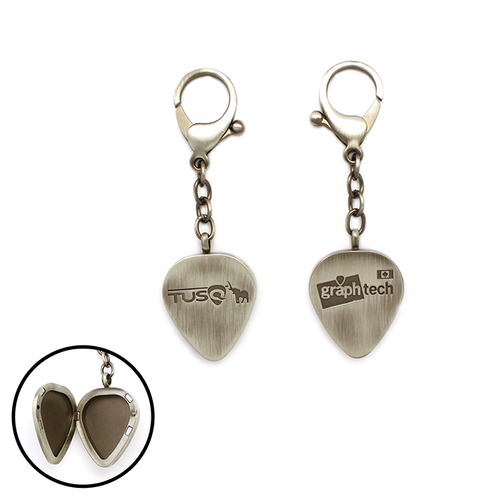 מחזיק מפרטים מתכת / מחזיק מפתחות GRAPH TECH YK-LOCKET-00