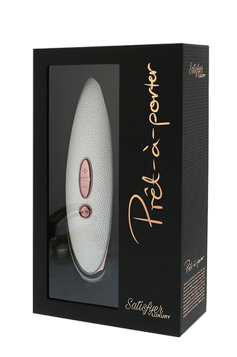 סטיספייר יוקרתי דגם מעצבים Satisfyer  Luxury Pret a Porter  ורוד ולבן