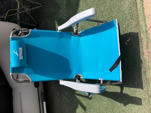 כסא מתקפל לים עם שמשיה קורל חזק וקל  OUTDOOR CORAL
