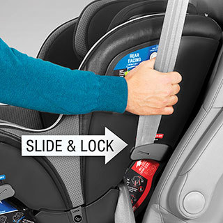 כסא בטיחות דו-כיווני נקסטפיט זיפ Nextfit Zip בצבע אפור NEBULOUS
