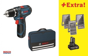 מקדחה/מברגה 12V עם 40 אביזרים במתנה!