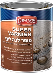 יאכט ורניש סופר לכה לעץ 750 מ״ל Owatrol Super Varnish