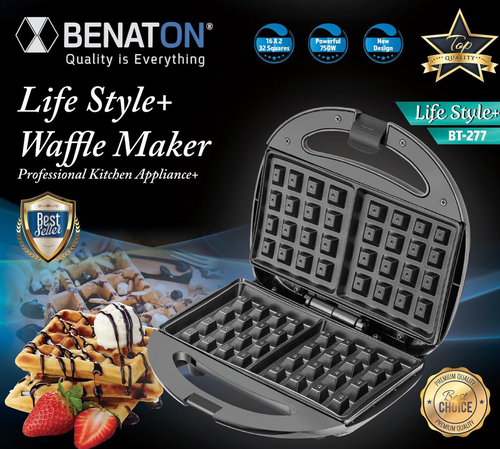 תמונת מוצר נוספת טוסטר וופל בלגי BENATON BT-277