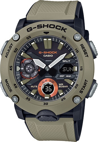 Casio G-Shock GA-2000-5A - ג'ישוק מיוחד דגם חדש