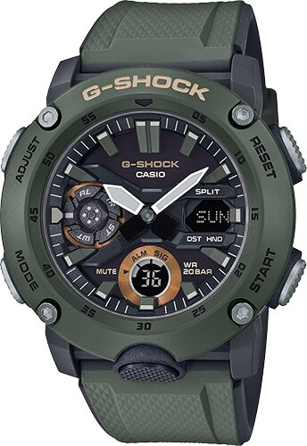 Casio G-Shock GA-2000-3A - ג'ישוק מיוחד דגם חדש