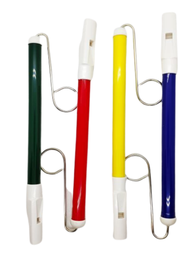 משרוקיות מגופה 4 יחידות slide whistle