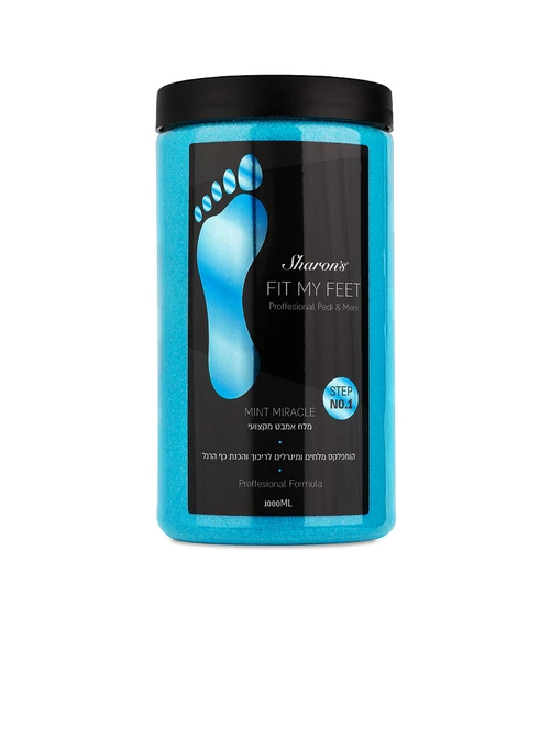 מלח אמבט מקצועי מינט מיריקל STEP1 מסדרת FIT MY FEET - ק