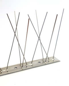 דוקרנים להרחקת יונים - דגם: 10W - נירוסטה מלא תוצרת איטליה - 100 יחידות אוזן שופ