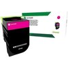 טונר אדום מקורי Lexmark 80C8HM0 לקסמרק