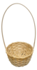סלסלת קש  בגוון טבעי