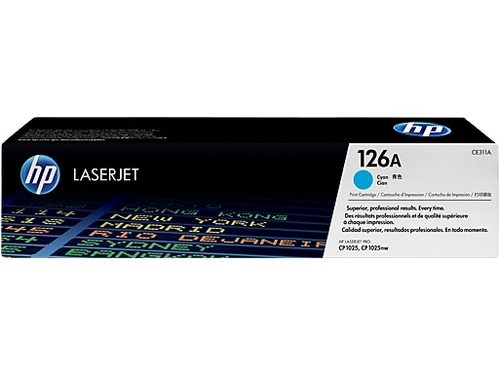 טונר כחול HP CE311A למדפסות 175. 275. 1025 מקורי