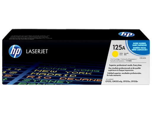 טונר צהוב HP CB542A למדפסות 1215.1312.1515 מקורי