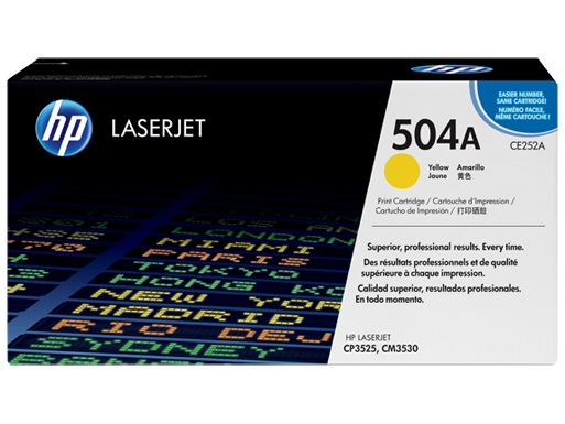 טונר צהוב HP CE252A למדפסות 3525. 3530 מקורי